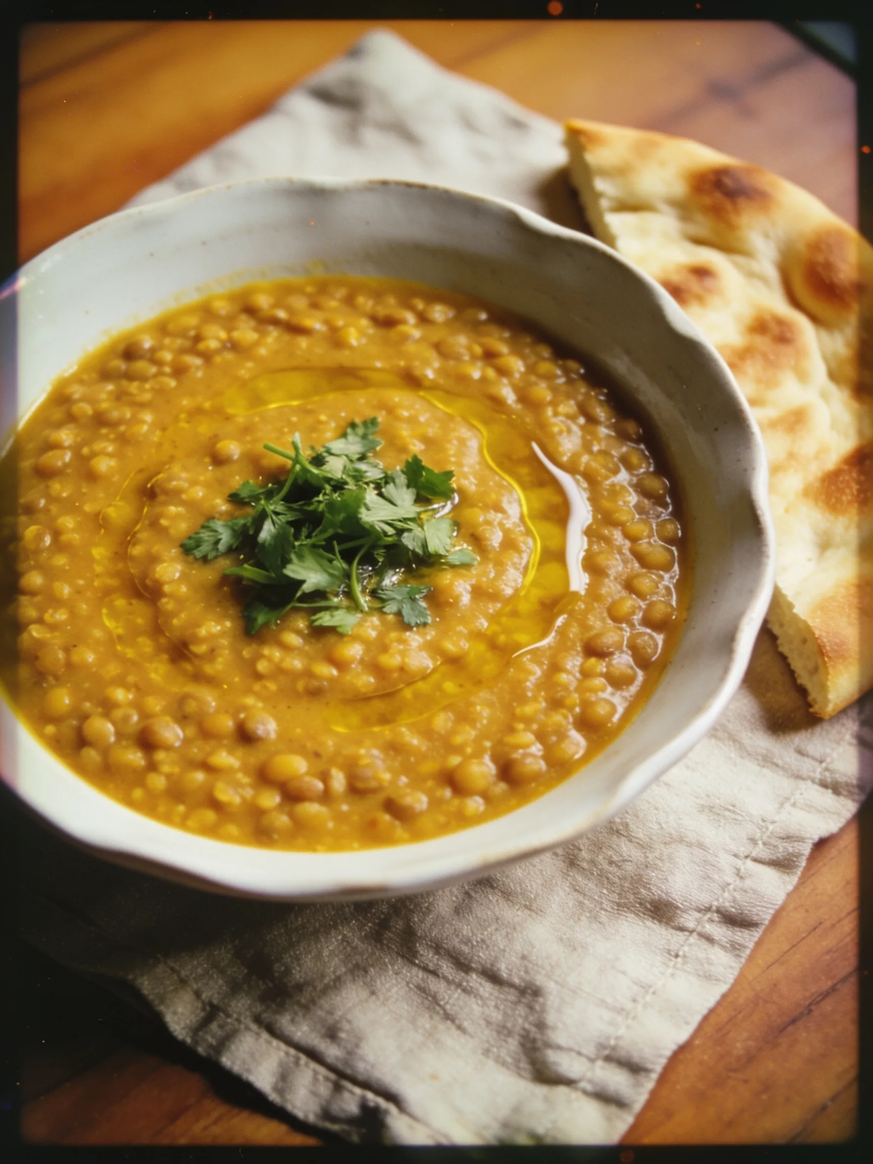Persian addasi lentil stew
