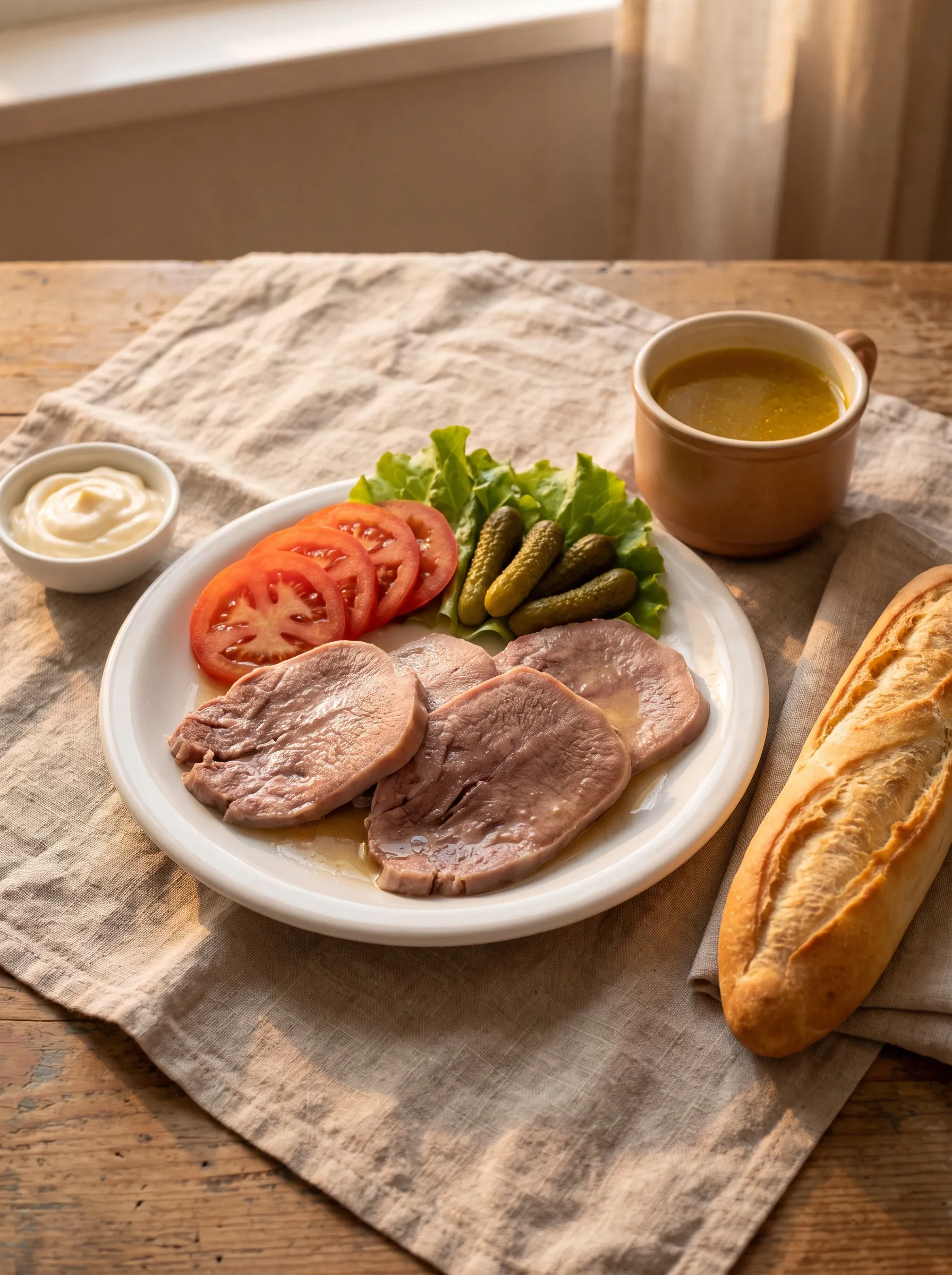 Persian-style beef tongue