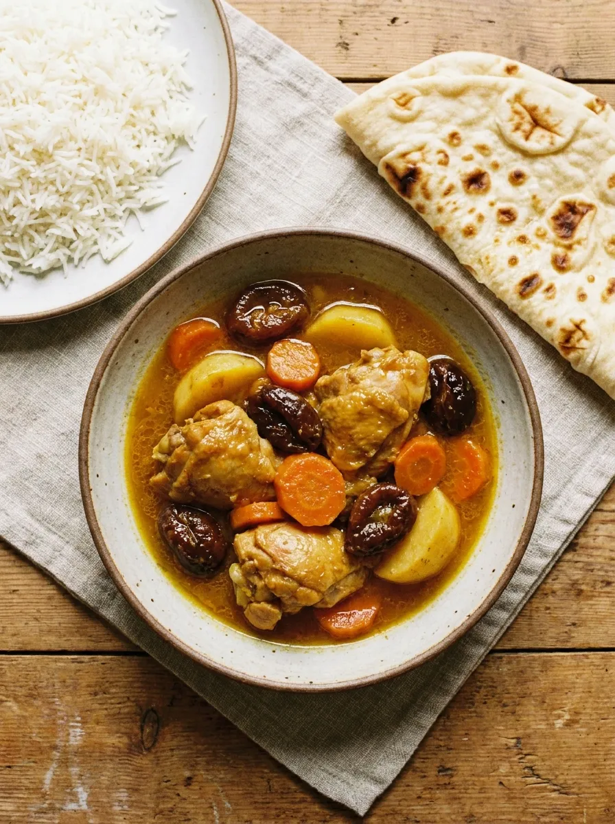 Persian chicken with dried plums