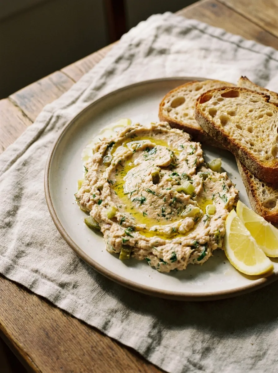 Creamy sardine pate